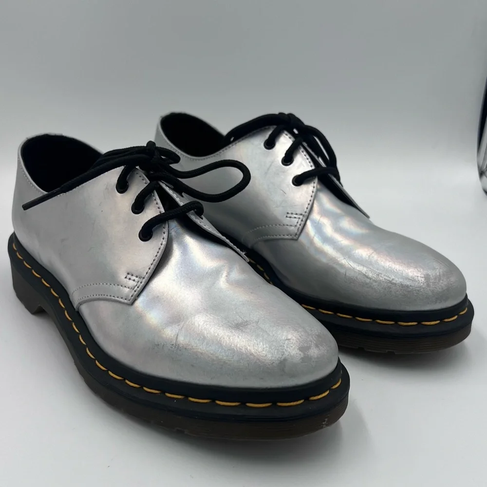 Dr. Martens Silver 1461 Oxford Sz 9/EU 41